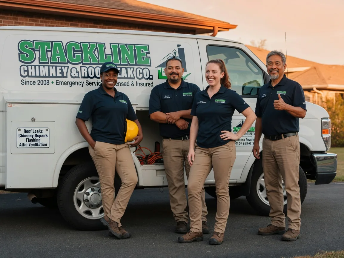 Chimney flashing repair company in Blanchard, ND